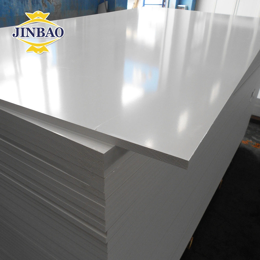 Jinbao 5mm 8mm 15mm Waterproof WPC Celuka Plate 1220*2440 mm WPC Foam Board PVC Foam Sheet Construction