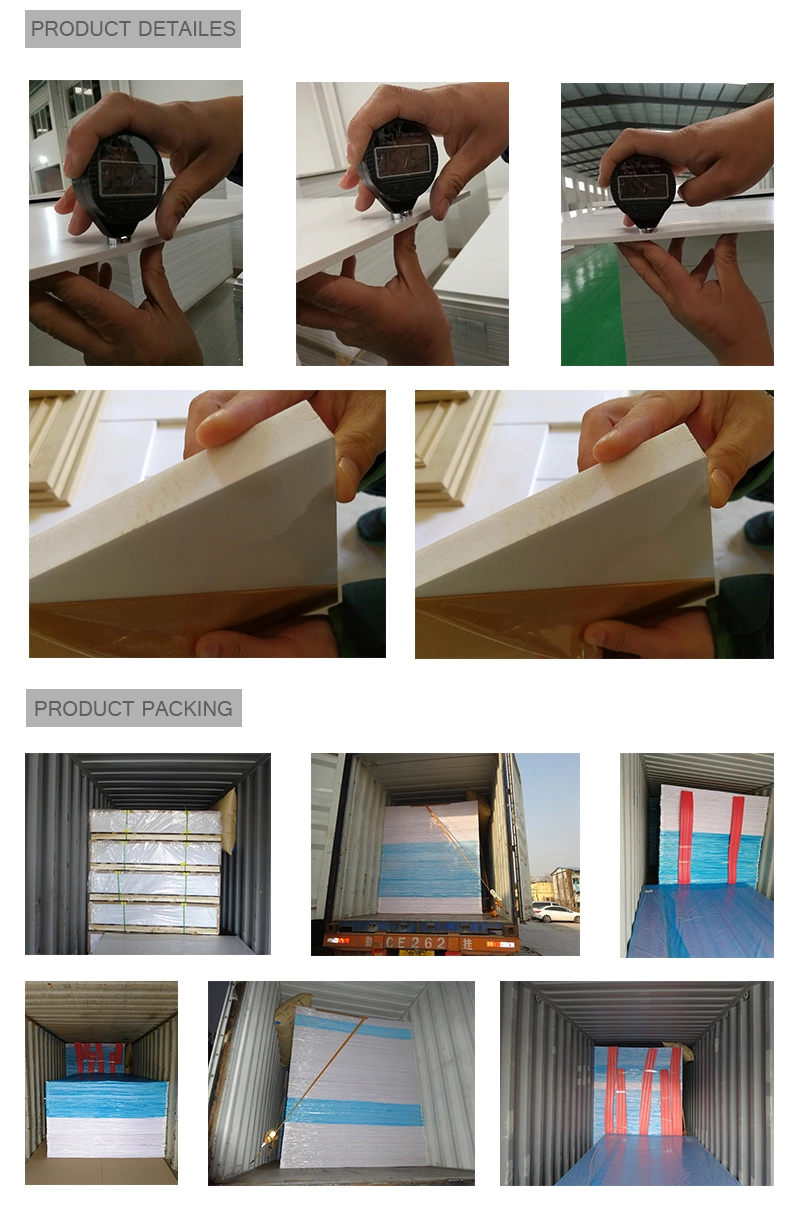 Factory Price Plastic Board 18mm 0.5-0.65D White PVC Foam Sheet for Furniture Cabinet Construction