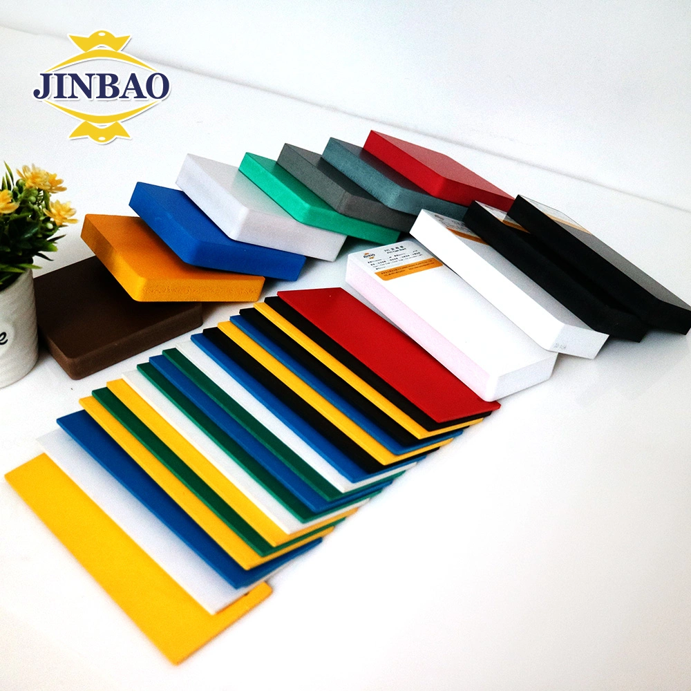Jinbao 1220*2440*3mm White Celuca Colored Plastic UV PVC Form Board