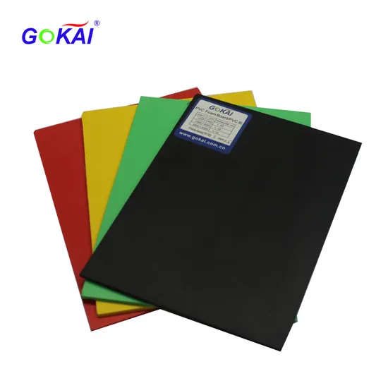 1.22m X 2.44m Red Green Black Yellow Blue Forex PVC Foam Board 