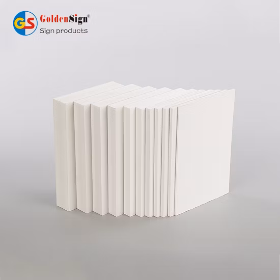 Advertisement Sign Green Grey White PVC Foam Board