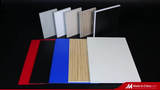 Rigid Smooth Surface Coloured PVC Foam Board 