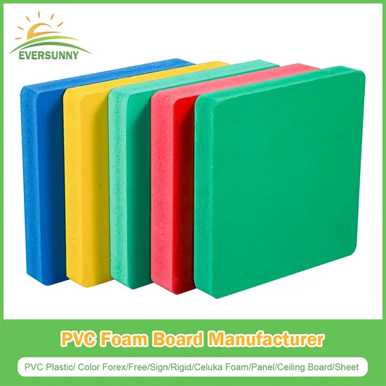 1220*2440/1560*3050/2050*3050mm PVC Plastic/ Color Forex/Free/Sign/Rigid/Celuka Foam Sheet for Advertising Exhibition/Display/Sign Boards 