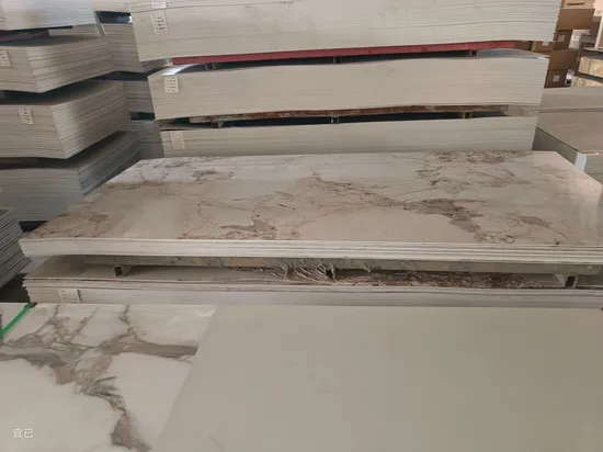 Interior Decoration PVC Sheets Marble Type UV Marble Board for Wall Sheet 