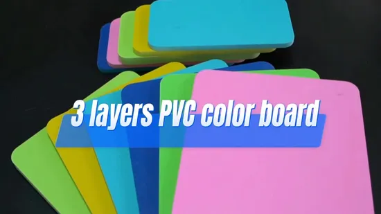 Vibrant Custom Colored PVC Foam Board for Eye