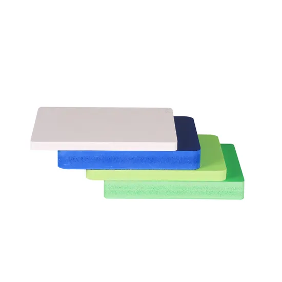 Waterproof White and Green PVC Foam Board for Custom Furniture Cabinets 