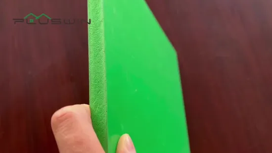High Quality Plastic 4*8 3*7 Green Board Panel Foam PVC Sheet 