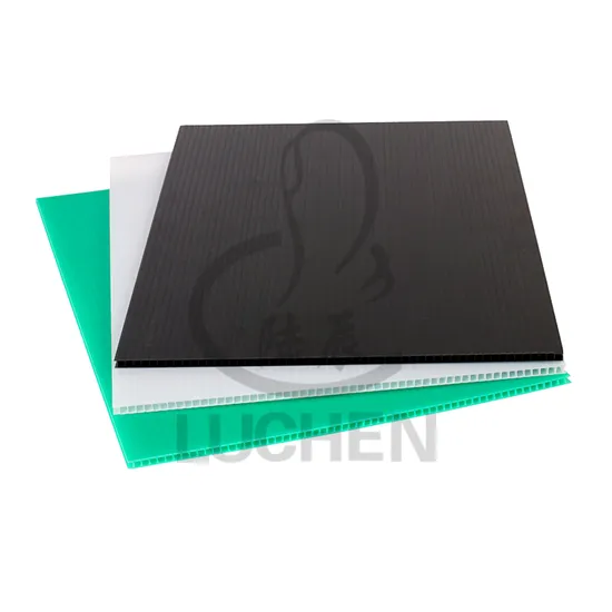 Coloured Polypropylene PP Plastic Twin Wall Hollow Fluted Cardboard Sheets/Plastic Corrugated Board 