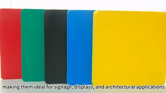 5mm PVC Foam Chevron Board Advertising Blank 