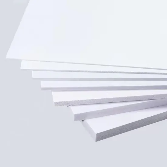 Brown Ivory Black Grey Color PVC Foam Sheet PVC Foam Board Closed