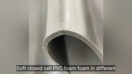 White Black Polyvinyl Chloride Flexible PVC Foam Sheet Car Interior 